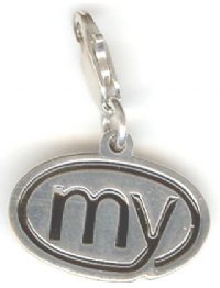 Sterling Silver 14x19mm "My" Pendant